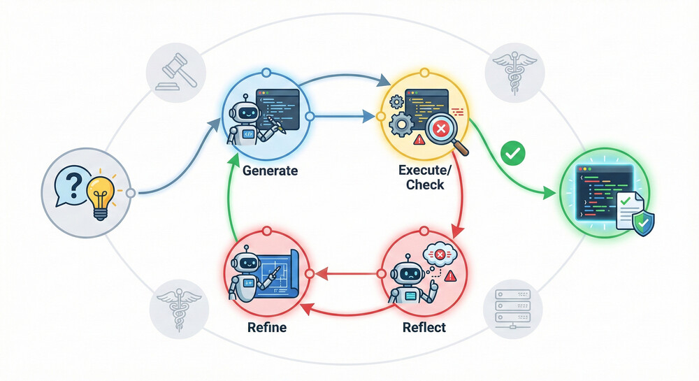 自己改善ループ（セルフコレクティングエージェント）