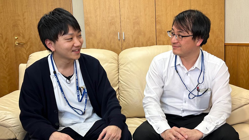 秋田病院　山田氏と土井氏