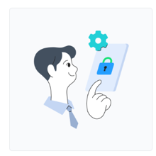 法人利用にも安心の管理、 セキュリティ機能