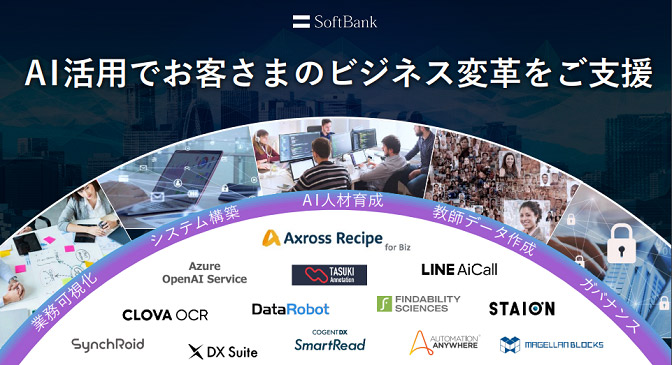 AI ビジネス 支援 ソフトバンク