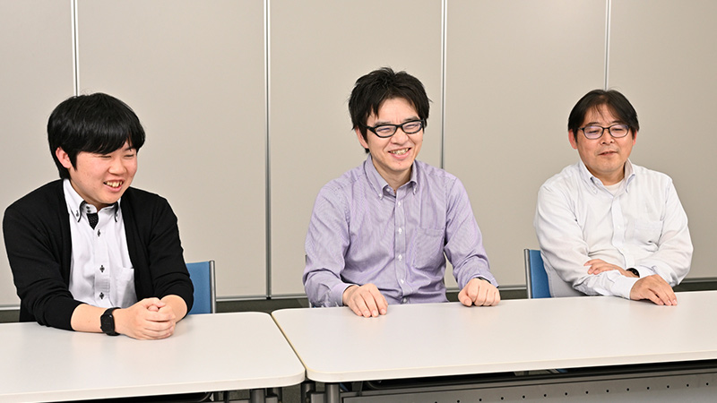 インタビュー風景