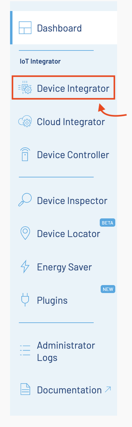 1NCE OSの設定画面