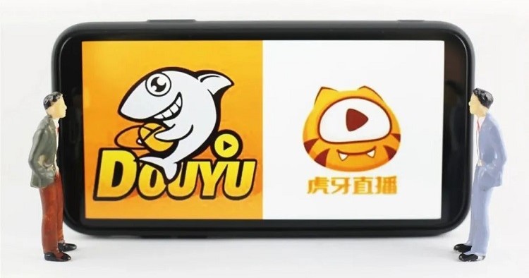 合併できなかった虎牙と斗魚（出典：新聞聯播）