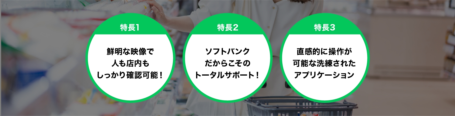 LINE WORKS Vision_選ばれる3つの特長