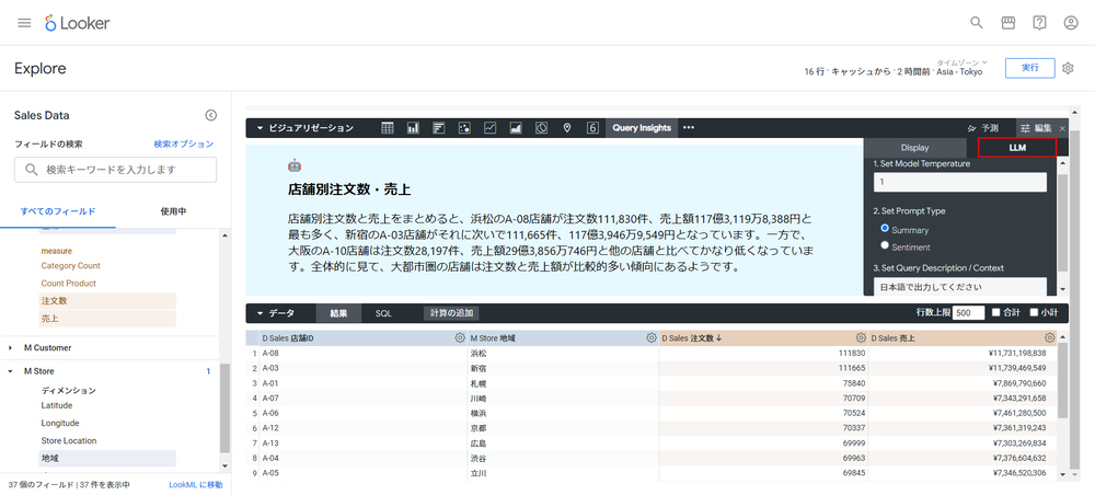 Looker Query Insights Extension による分析結果の言語化