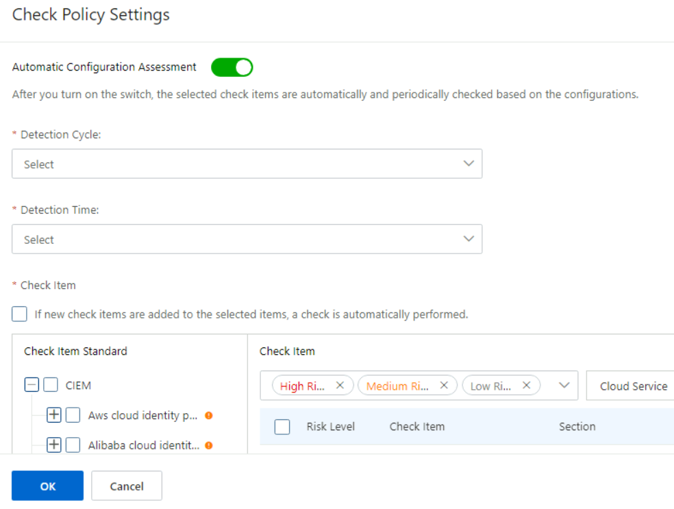 check policy settings