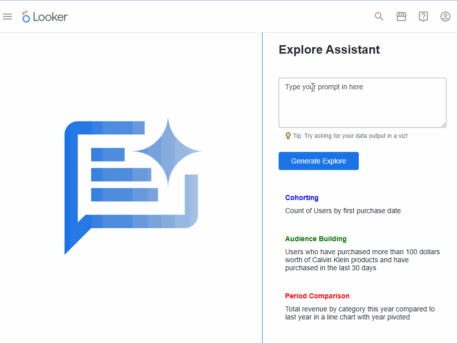 Explore Assistant で自然言語でデータ探索する