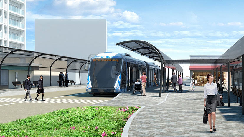 持続可能な地域交通の実現に向けて。JR西日本とソフトバンクが「自動運転・隊列走行BRT」の実証実験を開始