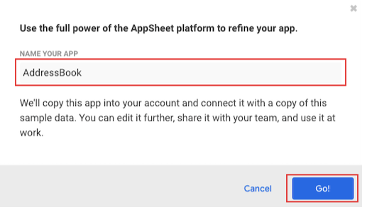 AppSheet 階層型アドレス帳完成