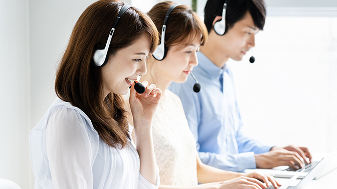 リモートで対応