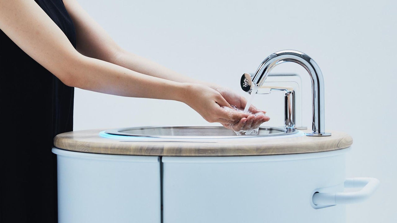 ポータブル手洗いスタンド WOSH | 法人向け | ソフトバンク