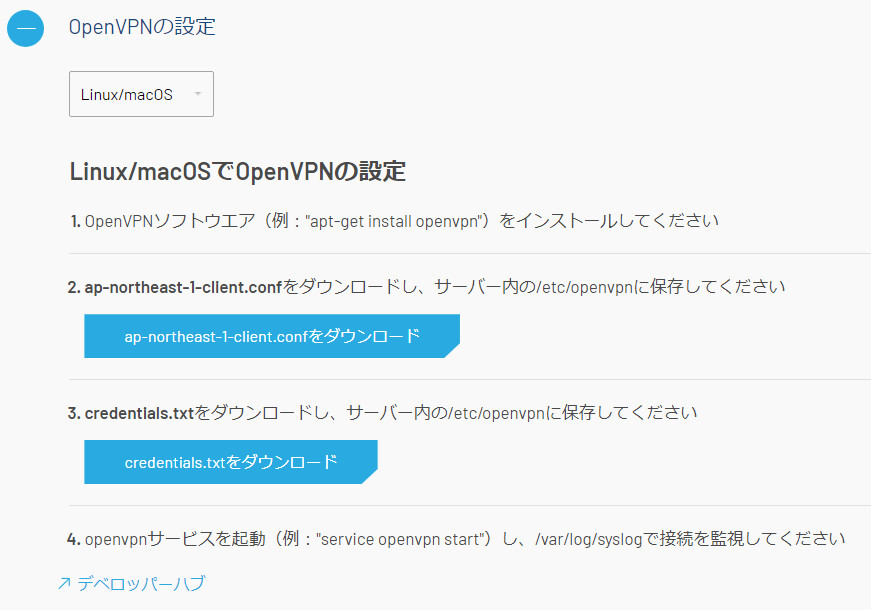 1NCE OpenVPN 設定ファイル