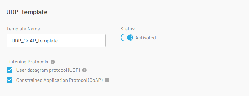 1NCE OSの設定画面