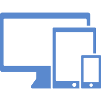 Teachme Bizの特長「マルチデバイス対応」各種端末に対応したアプリケーションをご提供。オンラインならさまざまなデバイスで作成・共有が可能です。