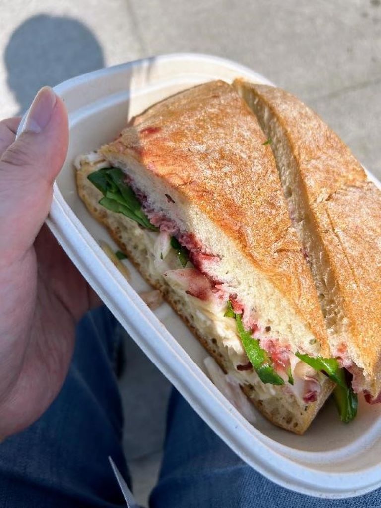 無料ランチ/Turkey-Cranberry Sandwich(筆者撮影)