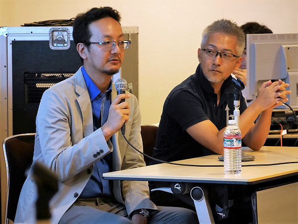 株式会社マイネット エンジニアリング統括部長 堀越裕樹 氏（左） 株式会社ビヨンド システムソリューション部長 佐藤聖賢 氏（右）