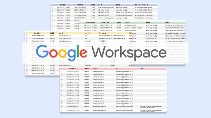 Google Workspace ログ保存・分析_ログ収集