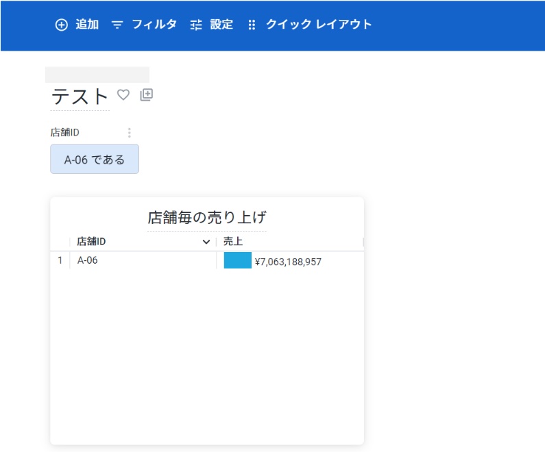 Looker フィルタ機能