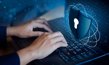 契約データは暗号化され、第三者による読み取りや不正加工を防止