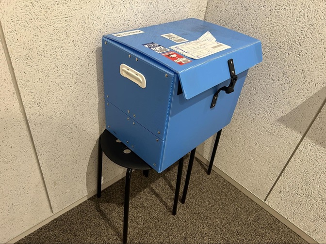 TD_SYNNEXから配送頂いたPoC用PCの配送BOX