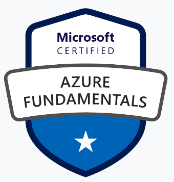 AZ-900 Azure Fundamentals のロゴ