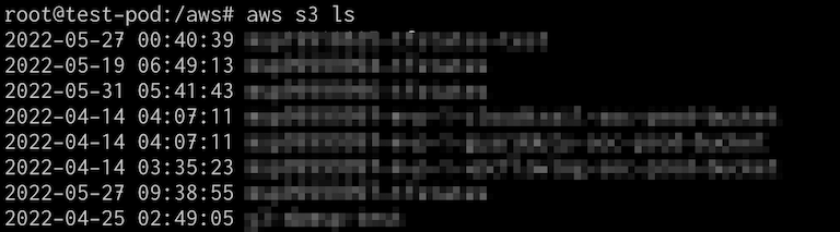 aws s3 ls 
