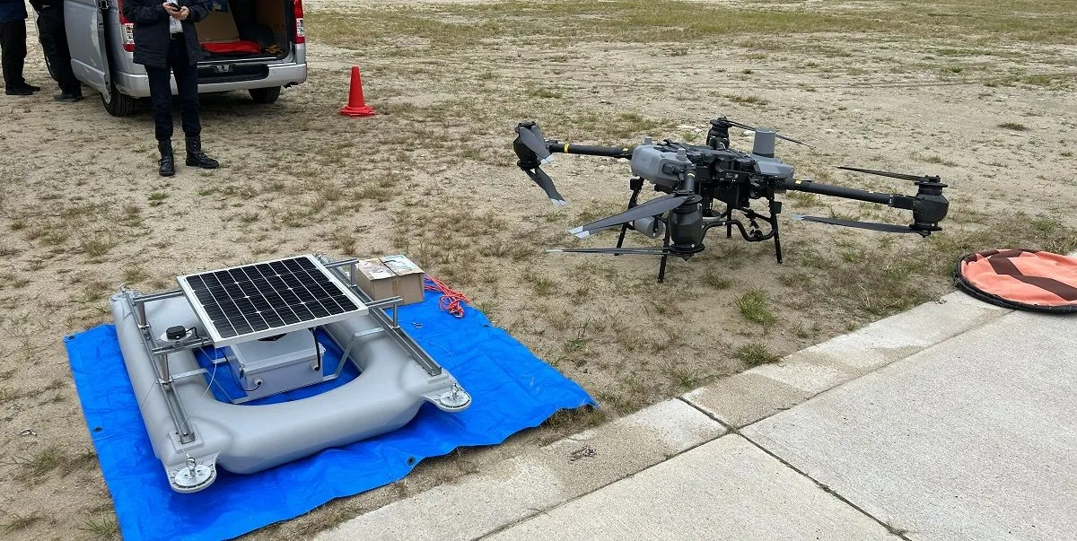 ichimillを活用した水位計とドローン