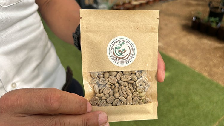 実際のコーヒー豆