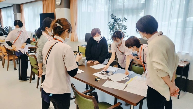 申し送りの様子
