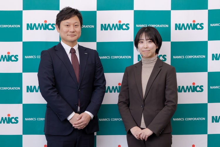 ナミックスの大倉佑介氏（左）とソフトバンクの西田優奈氏（右）