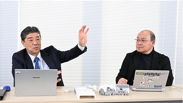 インタビューに応える森上氏と西川氏