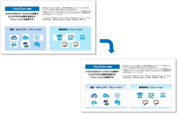 画像素材の仕様がそろっていない場合