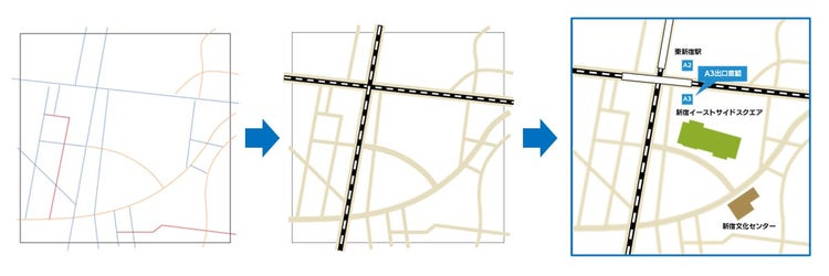 PowerPoint で地図を描く