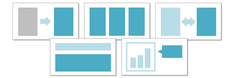 PowerPoint で、スライドを作る際の構図パターンを考える