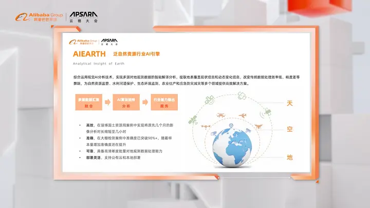マルチソースデータを分析するAIエンジン「AI Earth」
