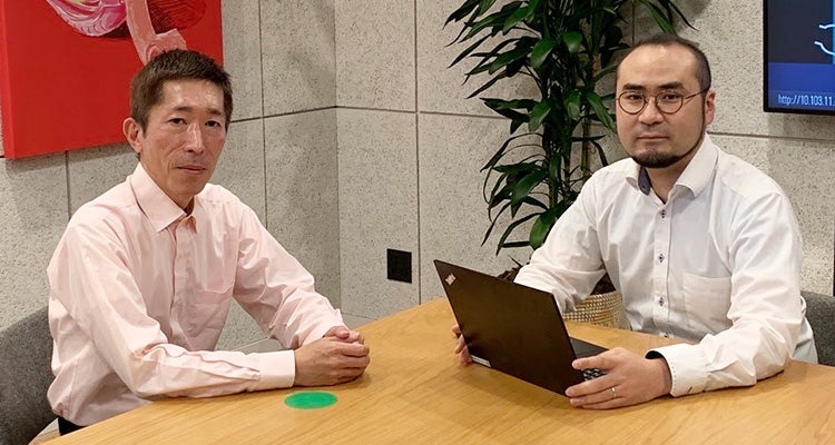 ソフトバンク 5G&IoTエンジニアリング本部 九州IoT技術部 部長の根来昌宏（上記写真左）、同・石井孝憲（上記写真右）