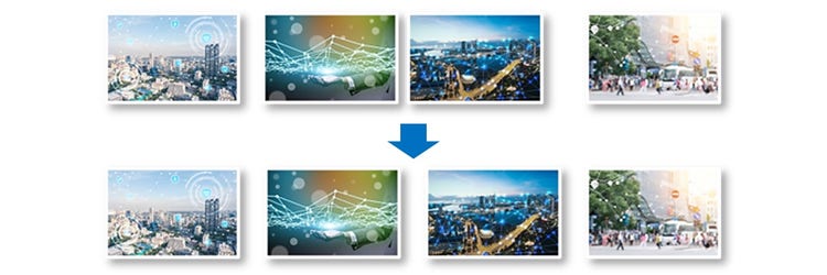 PowerPoint で、オブジェクトの位置をそろえる