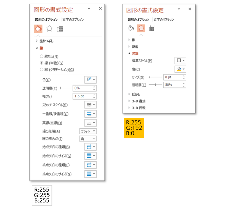 稲光：設定方法