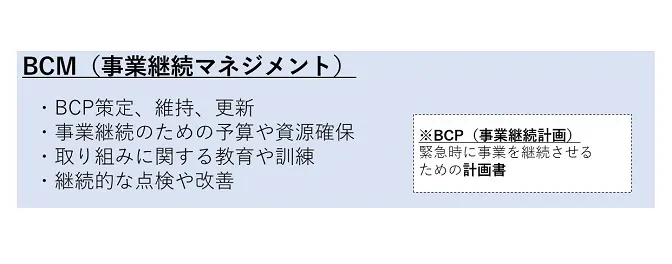 BCMとBCPの違い