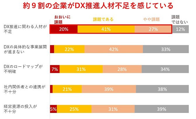 DX 人材不足