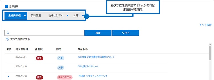 モダンUIの未読既読機能を提供できるようになりました