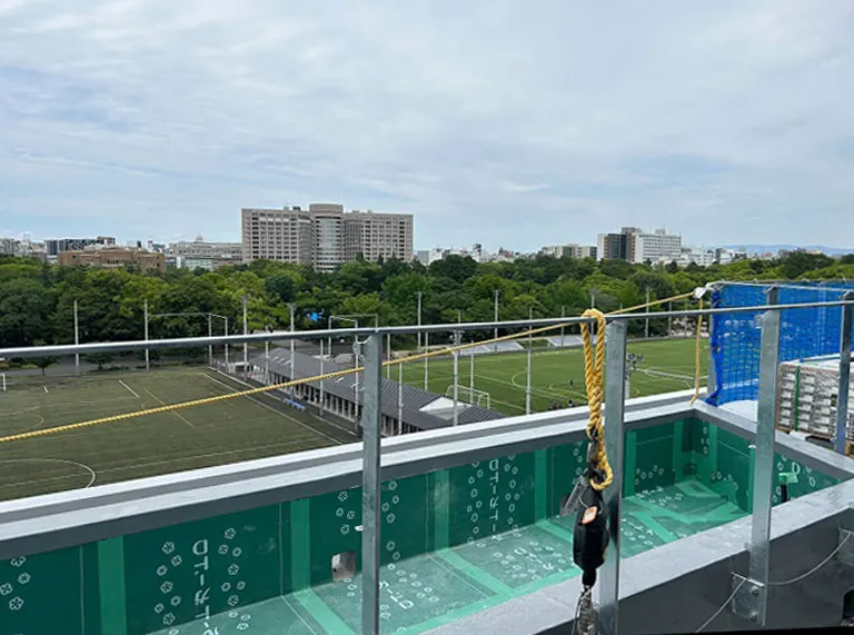 鶴舞公園に面しており、眺めも抜群。自然環境も豊か