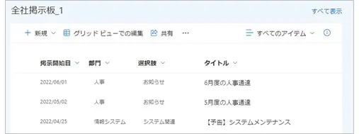 掲示板の内容がポータルサイトのページ上に反映