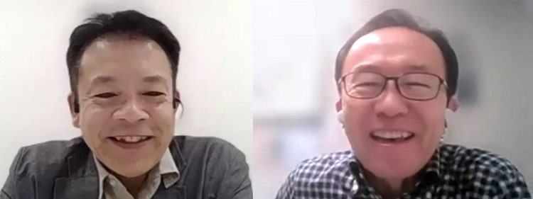 オンライン対談の様子,教育,生成AI