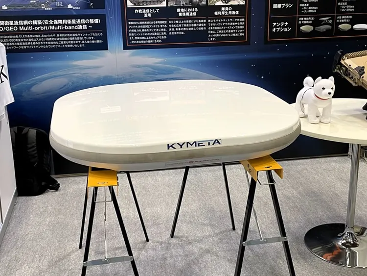 「Kymeta u8」のアンテナ