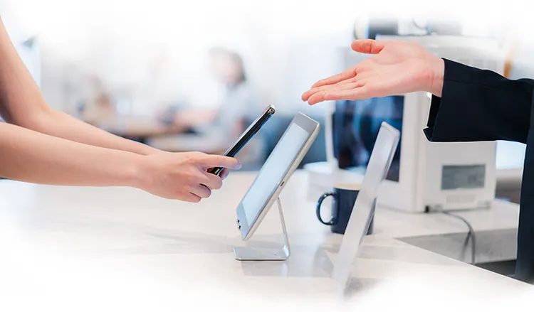 ユースケース③社員食堂のキャッシュレス決済　〜安価・直感的・無人対応〜