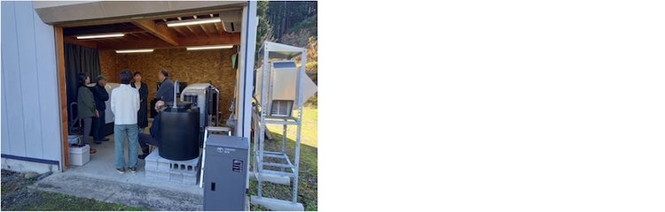 実証宅で近隣住民の方々に向けた内覧会の様子