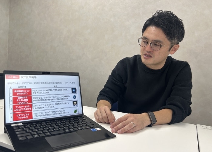 橋本氏の担当領域は価値共創エンジン（攻めのIT）