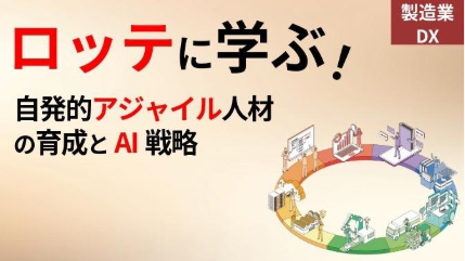 【製造業DX】ロッテに学ぶ、自発的アジャイル人材の育成とAI戦略