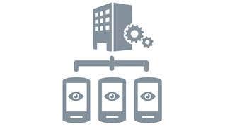 複数のAndroid端末を一元管理するイメージ